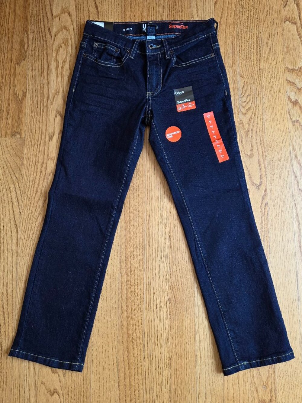 Urban Pipeline Boys SuperFlex Slim Fit Jeans Dark Wash Denim Size 8 Slim NWT